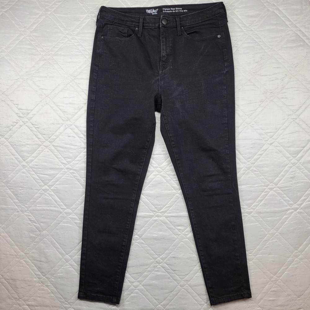 Mossimo Highest Rise Skinny black jeans size 12R